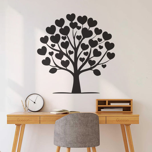 Lettering Stickers Heart Tree And Basket Of Hearts Multi Color Selection