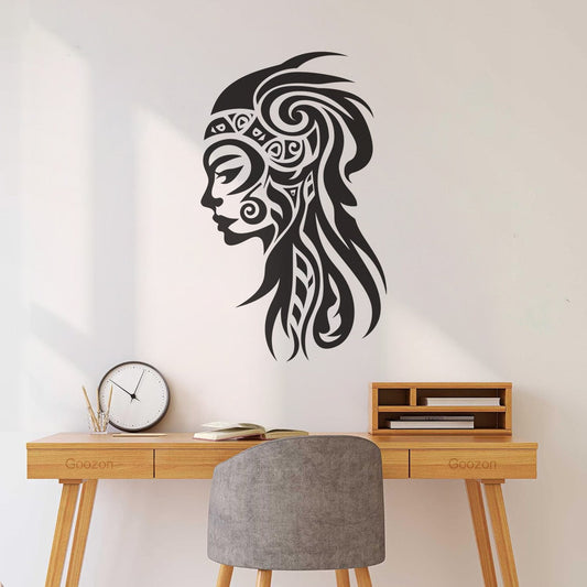Mural And Wall Vinyl Decal Island Beauty Hawaii Women Graphic Tribal Pride Tribal Women Multiple Size Options