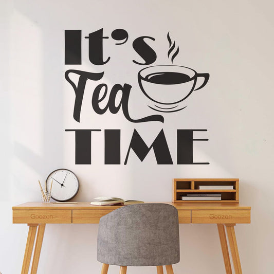 It Tea Time Wall Decals Paster Paper Personalized Customization