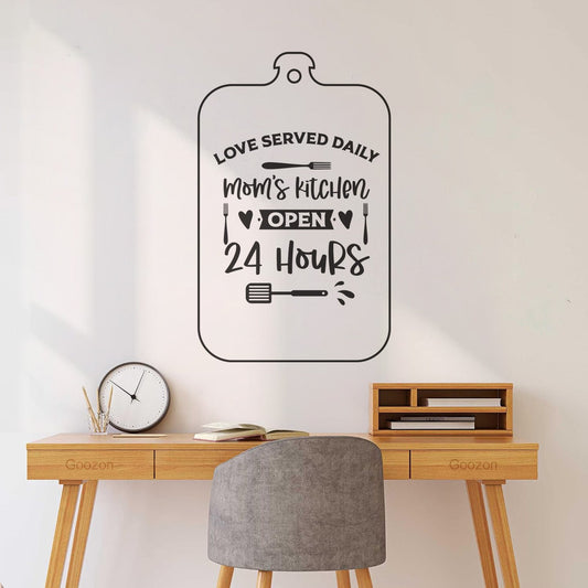 Kitchen Apron With Cutting Board Text Fine Carving Decals Car Body Decoration